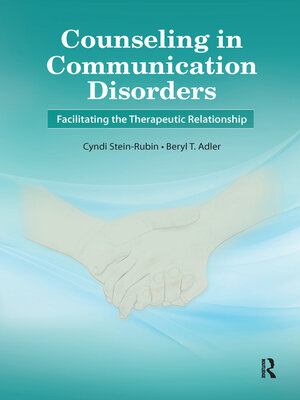 cover image of Counseling in Communication Disorders